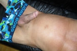 5 pics of my half hard cock.