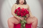 roses and my naked body