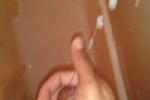 Big brown dick cumming