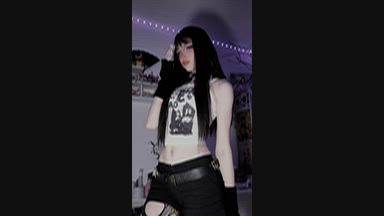Goth girl Tik Tok dance part 2