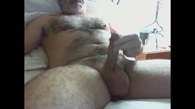 Handjob in bed