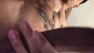 Cock in hand jerkoff