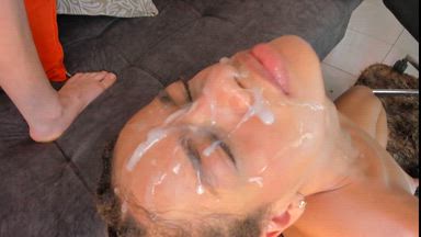 joelandalexa — Big Load CUM over all Face