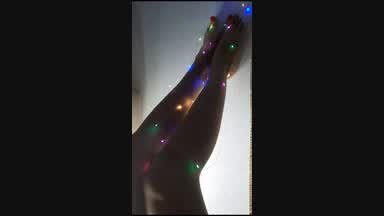 showing my feet