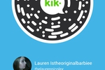 KIK with all my pictures and videos