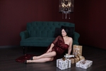 Christmas lady