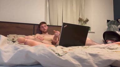 Sexy cumshot watching porn