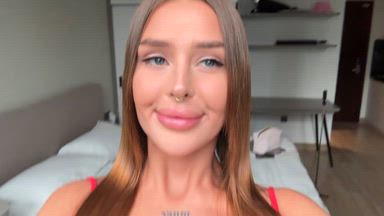 cutie in braces closeup