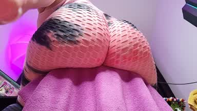 Slow motion ass tease , twerk , wink