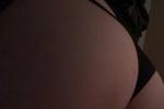 my butt is very close in black panties ❤️