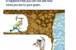 never give up