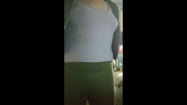 Thrusting my fingers inside me tease