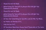 MY RULES