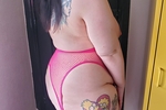 Pink fishnets