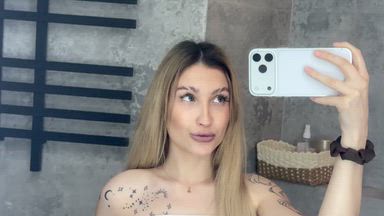 sonya and tima — I'm in the shower, but only my pussy is wet
