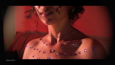 Gems on skin
