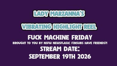 Fuck machine Friday/NSFW Newsflash: Finsub Friends