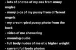 What my OF offers: