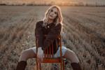photo shoot in the field