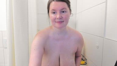 in the shower