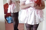 Pink sissy dress