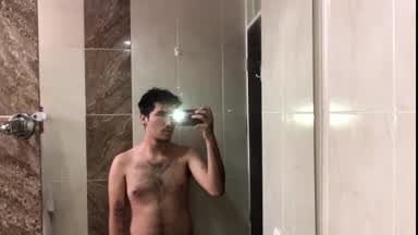 after a shower