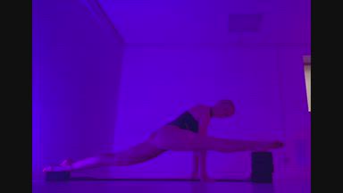 Practicing My Splits In Hot Outfit