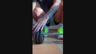 in he gym