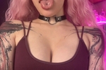 pink hair ahegao
