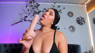 Delicious deep blowjob