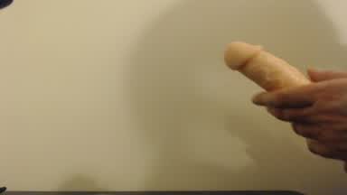 Let me play with your cock - Dildo Play