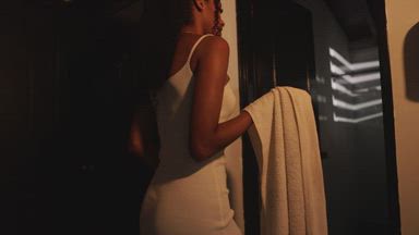 Shall we take a shower together? hot day