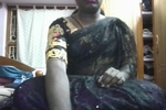 netted saree