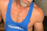 Daddy's dick is a monstercock in that singlet