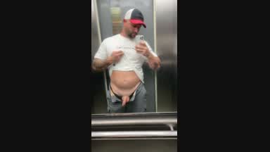 helicopter cock in the elevator 🚁