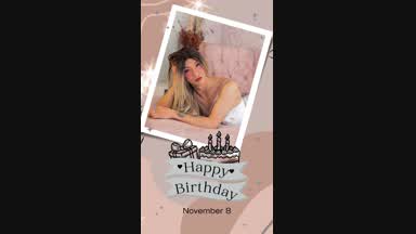 Come to my birthday