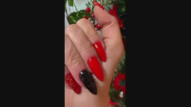 My red nails