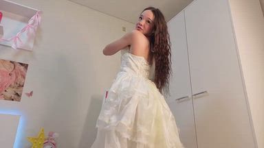 Dancing in a Wonderful White Dress