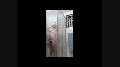 Me in the shower
