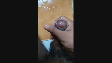 New Spit and Cum in Bathroom (Free Video)