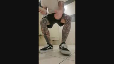 charliemitchellxxx — Restroom Dildo Fuck