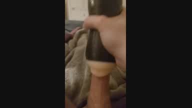Fucking a mouth toy