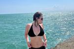 I am on the beach