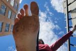 Dirty feet