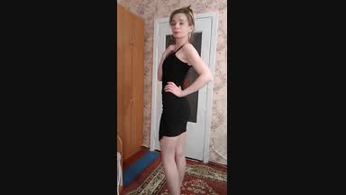 black dress