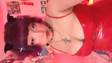 I feel so sexy in my new red dress