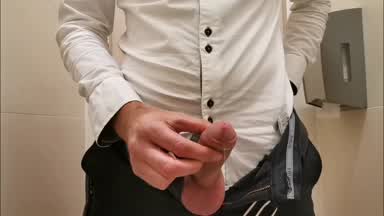 Precumming at work