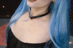 LONG BLUE HAIR