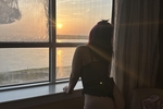 Sexy Sunset Lingerie Pics