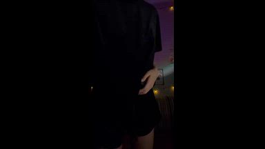 Squeezing my breasts in my bra (HOT)